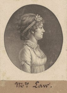 Elizabeth Parke Custis törvény alkotó: Charles B. J. Févret de Saint Mémin