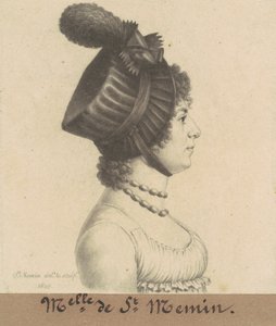 Étiennette-Charlotte-Adelaide Févret of Saint-Mémin alkotó: Charles B. J. Févret de Saint Mémin