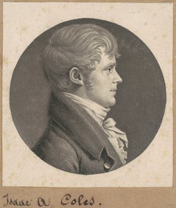 Isaac A. Coles alkotó: Charles B. J. Févret de Saint Mémin