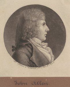 John Allen alkotó: Charles B. J. Févret de Saint Mémin