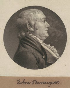 John Davenport alkotó: Charles B. J. Févret de Saint Mémin
