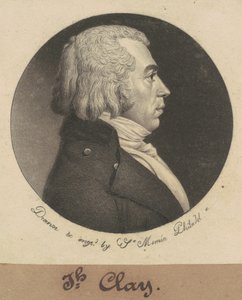 Joseph Clay alkotó: Charles B. J. Févret de Saint Mémin