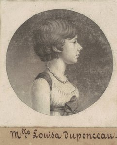 Louisa DuPonceau alkotó: Charles B. J. Févret de Saint Mémin