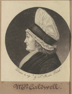 Martha Round Caldwell alkotó: Charles B. J. Févret de Saint Mémin
