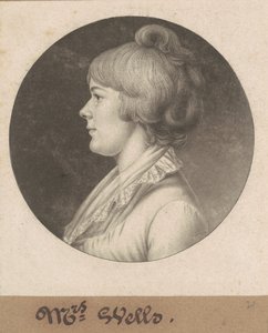 Mary Wright Sonntag Wells alkotó: Charles B. J. Févret de Saint Mémin