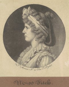 Fitch kisasszony alkotó: Charles B. J. Févret de Saint Mémin