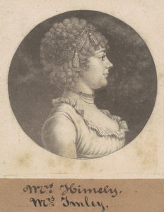 Mrs. James Henderson Imlay alkotó: Charles B. J. Févret de Saint Mémin
