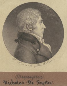 Nicholas de Peyster, Jr. alkotó: Charles B. J. Févret de Saint Mémin