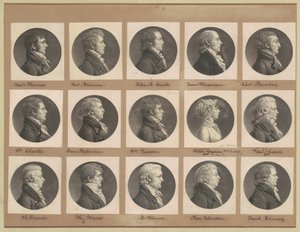Saint-Mémin Portrégyűjtemény, 38. csoport alkotó: Charles B. J. Févret de Saint Mémin