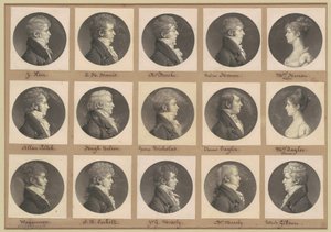 Saint-Mémin Portrégyűjtemény, 42. csoport alkotó: Charles B. J. Févret de Saint Mémin