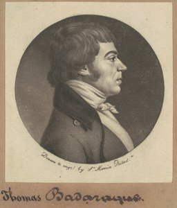 Thomas Badarke alkotó: Charles B. J. Févret de Saint Mémin