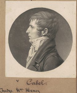 William H. Cabell alkotó: Charles B. J. Févret de Saint Mémin