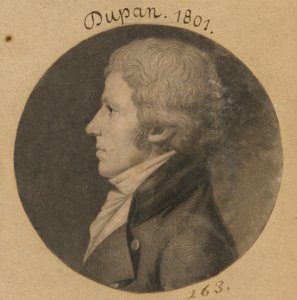 Dupan alkotó: Charles Balthazar Julien Févret de Saint-Mémin