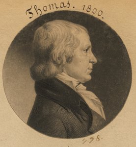 John Chew Thomas alkotó: Charles Balthazar Julien Févret de Saint-Mémin