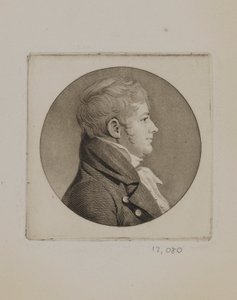 Joseph Hopper Nicholson bíró alkotó: Charles Balthazar Julien Févret de Saint-Mémin