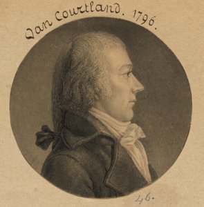 Pierre Van Cortlandt alkotó: Charles Balthazar Julien Févret de Saint-Mémin