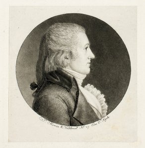 Profilportré, Blake alkotó: Charles Balthazar Julien Févret de Saint-Mémin