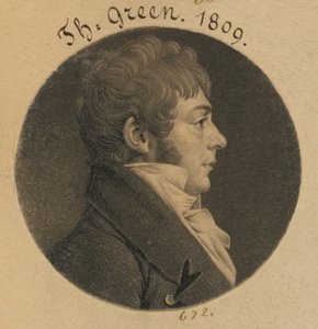 Thomas Green alkotó: Charles Balthazar Julien Févret de Saint-Mémin
