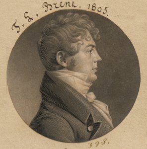 Thomas Ludwell Lee Brent alkotó: Charles Balthazar Julien Févret de Saint-Mémin