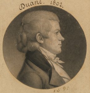 William Duane alkotó: Charles Balthazar Julien Févret de Saint-Mémin