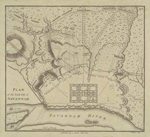 Savannah ostromának terve, 1796.
