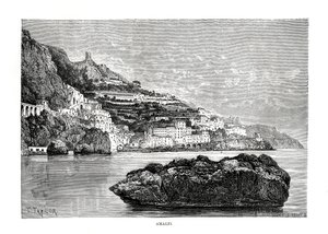 Amalfi, Olaszország, 1879 alkotó: Charles Barbant