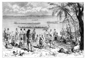 Hajóverseny a Mekongon, 1895.