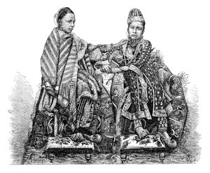 Bhopal hercegnője, India, 1895.