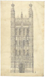 Rajz a Parlamenthez, 1836–1840 (toll és tinta papíron)