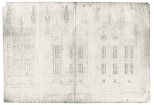 Rajz a Parlamenthez, 1836–1840 (toll és tinta papíron)