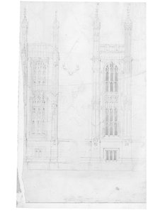 Rajz a Parlamenthez, 1836-40 körül (ceruza papíron)