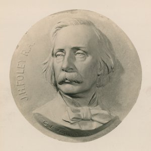 John Henry Foley szobrász domborműves szobra alkotó: Charles Bell Birch