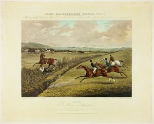 Climax of Disaster, a Grand Leicestershire Steeplechase-ből alkotó: Charles Bentley