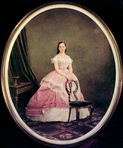 Mária Alekszandrovna orosz nagyhercegnő portréja, 1853-1920, 1860-1870