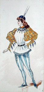 Giuseppe Verdi (1831-1901) Otellójának első előadásának jelmezterve 1894-ben a párizsi operában