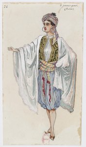 Holmès - A fekete hegy - Charles Bianchini jelmeztervei - 26. Négy fiatalember. Balett