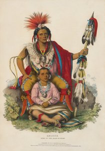 Keokuk - a Sacs és Foxes törzsek főnöke alkotó: Charles Bird King