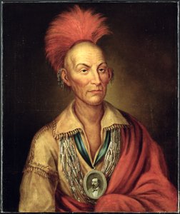 Black Hawk (1767-1838) portréja, Homer Henderson 1870 körül