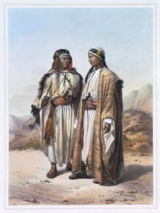 Egy Mahazi és egy Soualeh beduin, 1848