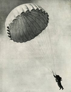 Repülőgép ejtőernyővel a második világháború alatt, 1941.