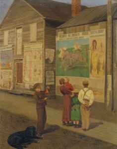 A közelgő események 1871 előtt vetették árnyékukat. alkotó: Charles Caleb Ward