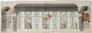 A Katalin-palota belső kialakítása, Carskoje Selo, Oroszország, 1780-as évek