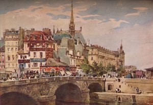 Párizs a Pont St Micheltől, 1846