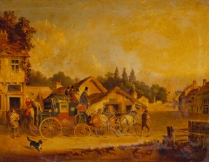 A York érkezése a londoni királyi postához alkotó: Charles Cooper Henderson