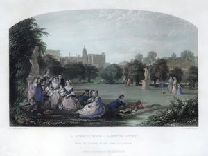Nyári dél: Hampton Court, 19. század