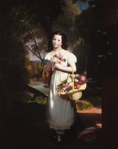 Virágos kislány Amelia Palmer, kb. 1830.