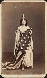 Isabelle "Belle" Freeman, 1860 körül (fénykép) alkotó: Charles D. Fredricks