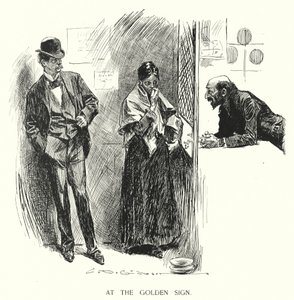Az arany jelnél (litho) alkotó: Charles Dana Gibson