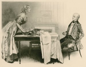 Dick Swiveller és a márciusiasszony alkotó: Charles Dana Gibson