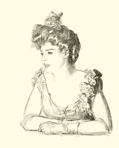 Illusztráció: A társadalmi létra alkotó: Charles Dana Gibson